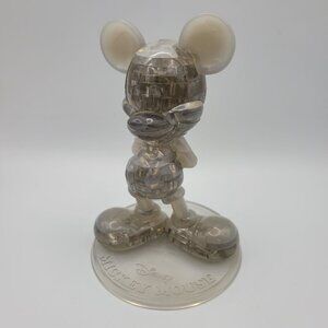 Disney Mickey Crystal Puzzle 3D Gray Layers Vertical Stack Standing Mouse 5 Inch